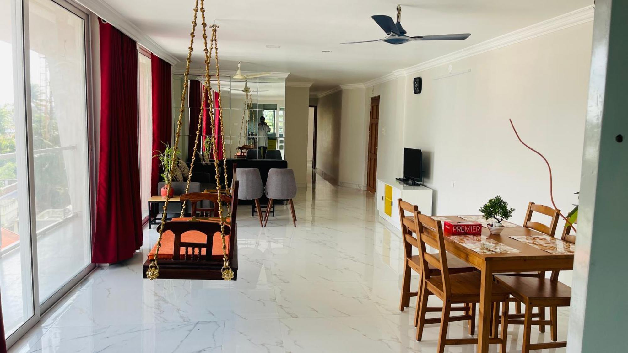 Rajamandiram 3Bhk Ac Apartment In Trivandrum Central Thiruvananthapuram Exterior photo